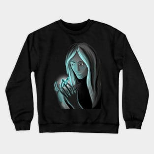 Light butterfly surreal artwork Crewneck Sweatshirt